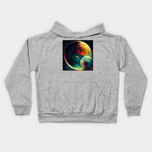 Sci Fi Planets Kids Hoodie